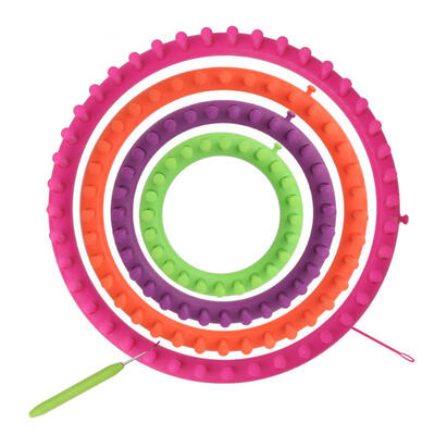 

Greensen Round Knitting Set DIY Hand Knit Tool Sweater Yarn Weaving Machine 1 Set of 4 Sizes