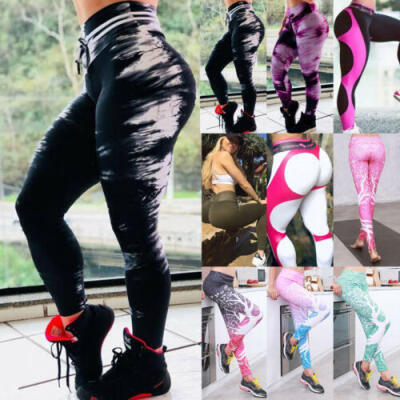 

Women Sport Pants High Waist Yoga Fitness Leggings Running Gym Stretch Trousers