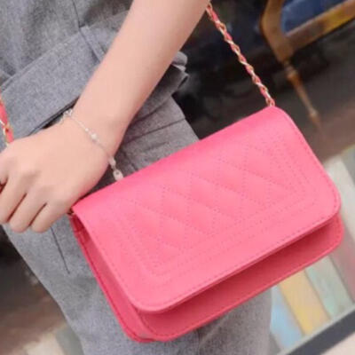 

Womens Bag Diamond Chain Jelly Bag Fashion Handbags Bright Mini Bag