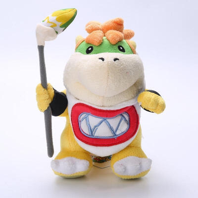 

Super Mario Bros Plush Bowser Jr Magic Paintbrush 8in Soft Toy Stuffed Animal