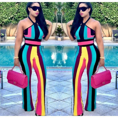 

New Women Casual Sleeveless Bodycon Romper Jumpsuit Club Bodysuit Long Pants