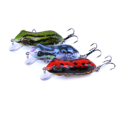 

Fishing Lures Lifelike Frog Bait Artifical Fishfrog 2 Treble Hooks Topwater Lure Fishhooks Tackle Kit
