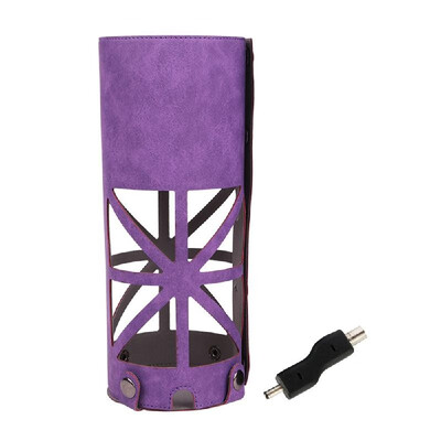 

Protective Case for Amazon Echo Plus Carrying Storage Travel Bag PU Leather Cover Sleeve for Echo Plus & 1st Gen Echo Purple