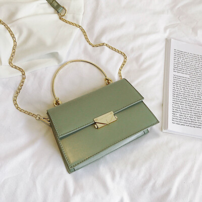 

Summer portable bag Bao Sen is a simple lock chain bag 2019 new small square bag shoulder bag messenger bag