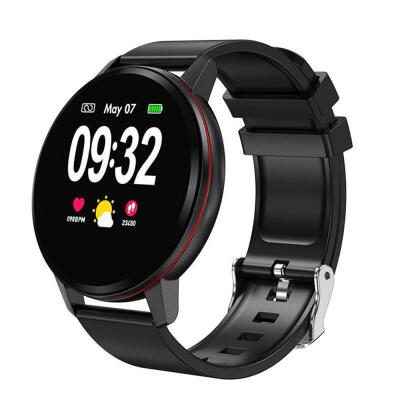 

S01 Fitness Tracker Smart Bracelet Activity Tracker With 122 Color Touch Screen Round Dial Heart Rate Sleep Monitor