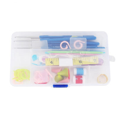 

Greensen Full Set 16 Sizes Crochet Hooks Needles Stitches Knitting Craft Case Crochet Weaving Tools Sewi