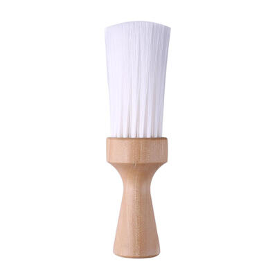 

Wooden Handle Hair Cutting Cleaning Brush Salon Neck Hair Duster Clean Tool