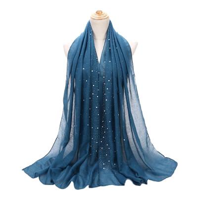 

Gobestart Fashion Women Ladies Chiffon Scarf Muslim Soft Wrap Long Shawl