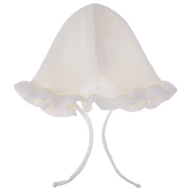 

Spring Autumn Baby Warm Frill Knitting Hat Infant Cute Princess Cap