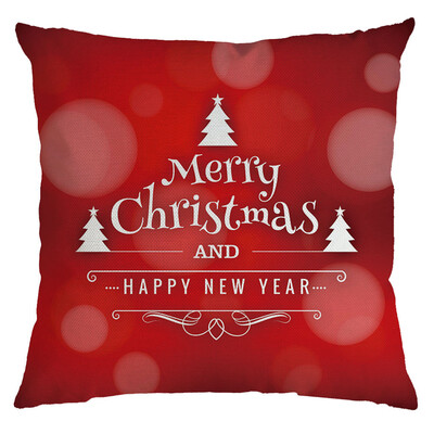 

Tailored Christmas Pillow Cover Pillowcases Decorative Sofa Cushion Cover 45x45cm