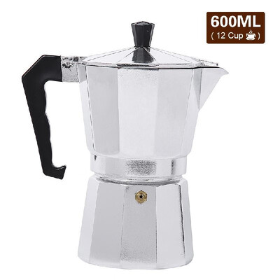 

50150300450600ML Aluminium Percolator Coffee Maker Pot for Outdoor Home Office