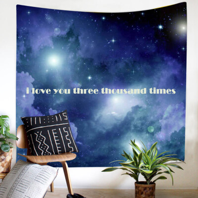 

Toponeto Colorful Print Tapestry Art Room Starry Sky Wall Hanging Tapestry Art Nature