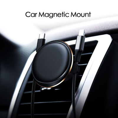 

Universal Cell Phone Air Vent Phone Holder Car Magnetic Mount Stand &Wire Holder
