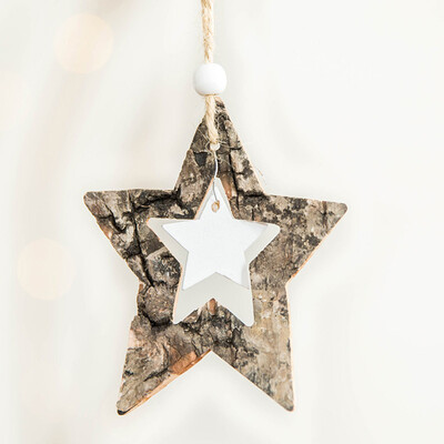 

〖Follure〗Rustic Merry Christmas Tree Decor Felt Wooden Pendant Xmas Hanging Ornaments