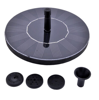 

Siaonvr Solar Powered Fountain Kit Outdoor Solar Panel Lawn Bath Fountains Water Pump