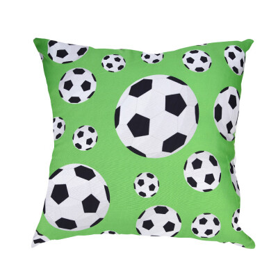 

Siaonvr Soccor Print Pillow Case Polyester Sofa Car Cushion Cover Home Decor