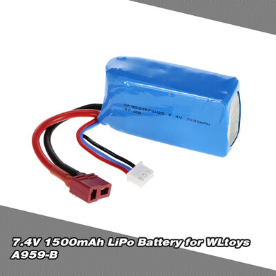 

74V 1500mAh LiPo Rechargeable Battery for WLtoys A959-B A979-B RC Buggy Car