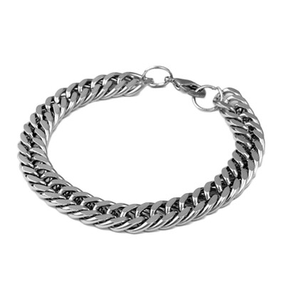 

Trendy Stainless Steel bracelet Overlord Thick Chunky Bicycle Motorcycle Chain