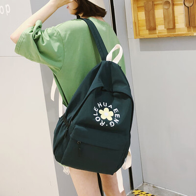 

New large-capacity backpack female casual Korean high school junior high school trend college fashion bag college backpack