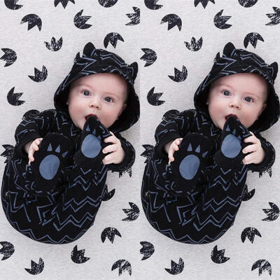 

Toddler Baby Boy Cute Ears Hooded Romper Bodysuit Jumpsuit Outfits Clothes 0-24M