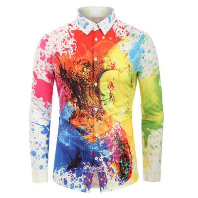 

Tailored Mens Autumn And Winter Shirts Casual Long Sleeve Tops Loose Casual Blouse
