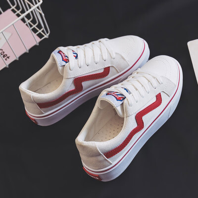

New black canvas womens shoes in 2019 spring Korean version of Joker student cloth shoes net red tide shoes street black board sh