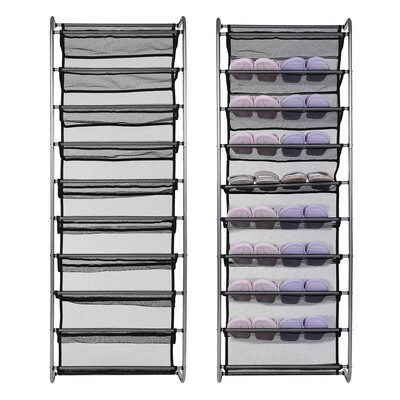 

Greensen Over Door Hanging Shoe Rack Shelf Organiser Hook Holder Storage Stand Hanging Shoe Rack Shoe Rack