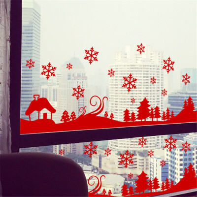 

Toponeto Christmas Letter Decor Removable Wall Sticker Bedroom Backdrop Art Decal DIY