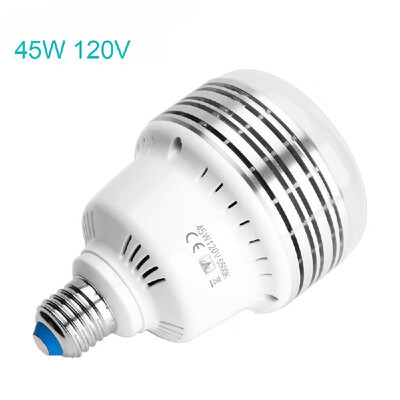 

45W 230V LED Light Bulb E26E27 Photography Daylight Lamp Bulbs 5500K Energy-saving for Photography Studio Home Warehouse Office H