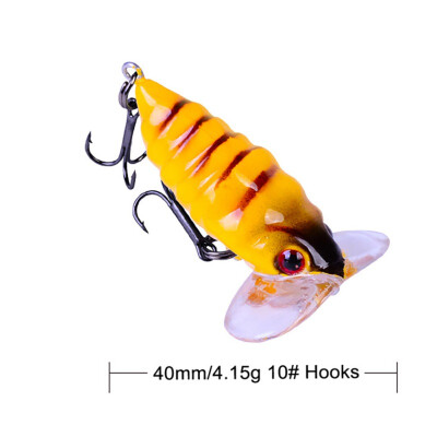 

2pcslot Fishing Hard Bait Plastic Insects Fishing Lure 4cm 5g Cicada Artificiais Fishing Wobblers Swimbaits Fishing Tackle