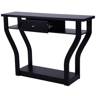 

Modern Entryway Accent Console Table with Drawer