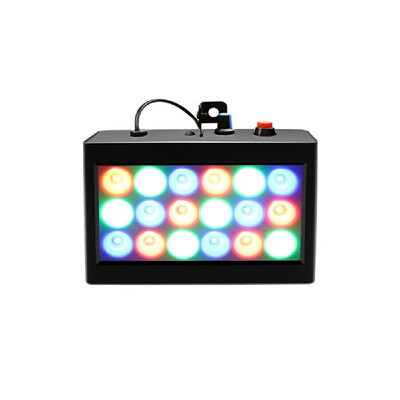 

AC90-240V 20W RGB Stage Light Lamp Lighting Fixture Supported Auto-run Sound Activated Flash Effect Speed Adjustable for Disco K