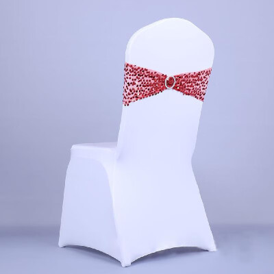 

Chair Sash Bow Elastic Chair Ribbon Back Tie Bands for Wedding Party Ceremony Banquet