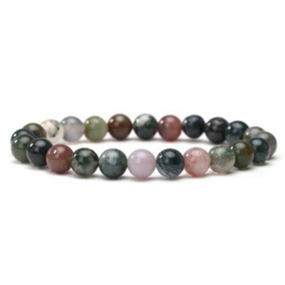 

12 Colors Agate Couple Bracelets 8Mm Natural Stone Beads Healing Energy Bracelet For Women Men