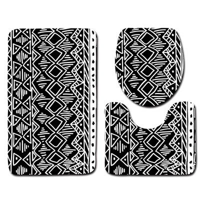 

Gobestart 3pcs Non-Slip Bath Mat Bathroom Kitchen Carpet Doormats Decor