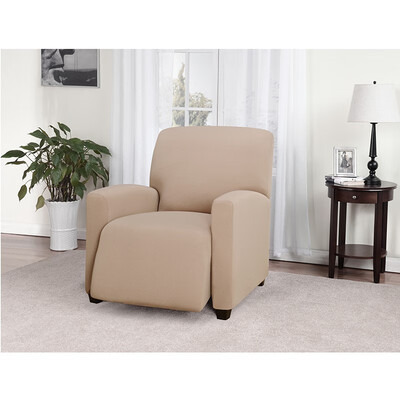 

SUPIN Jersey 4 Pieces Stretch Recliner slipcovers Polyester&Spandex Couch Covers Slipcovers Furniture Protectors 7703
