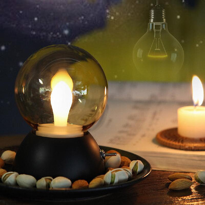 

New LED retro colorful light bulb lamp usb rechargeable baby feeding bedside table lamp bedroom night night light