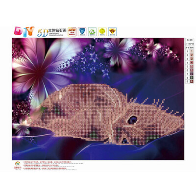 

〖Follure〗5D Embroidery Paintings Rhinestone Pasted DIY Diamond Painting Cross Stitch