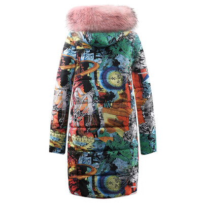 

Toponeto Womens Winter Long Down Cotton Ladies Parka Hooded Coat Quilted Jacket Outwear