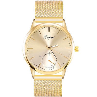 

reloj mujer Fashion Minimalist Watch Womens Mesh Band Stainless Steel Analog Quartz Wristwatch Lady Luxury Rose Watches