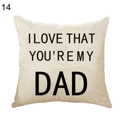 

Love Dream Hug Peace Pillow Cover Cushion Case Home Car Sofa Bedroom Hotel Decor