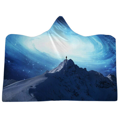 

Toponeto Cosmic Planet Series Plush Hooded Blanket Lichens Hooded Blanket 150x200cm