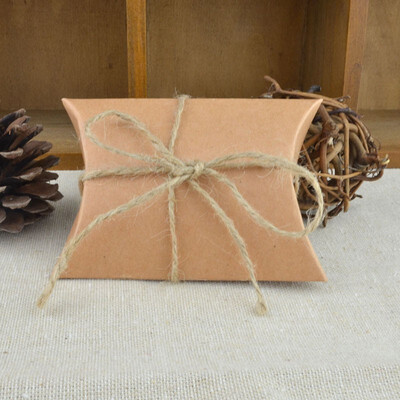 

FUNNYBUNNY Wedding Candy Box Green Gift Box Cowhide Pillow Box Foreign Trade Export Candy Nude Color Box