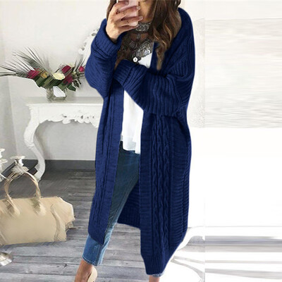 

2019 Womens Casual Knit Long Open Front Lightweight Pocket Cardigan Sweaters