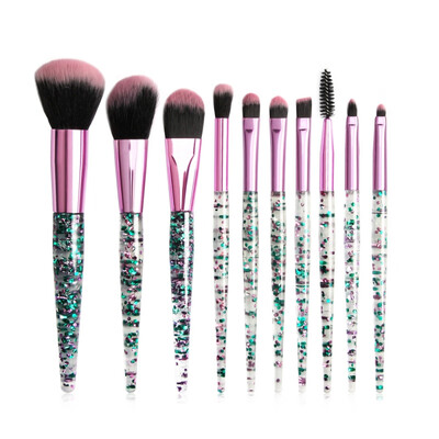 

Marbling Makeup Brushes Set Eyeshadow Eyeliner Concealer Brush set Make Up Brush Tool Kit