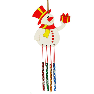 

Tailored Creative wind bell for Christmas white wood wind bell