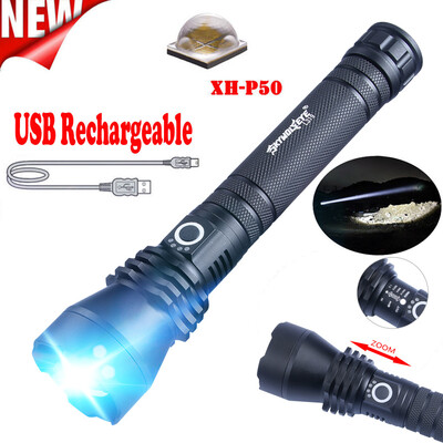 

Saidsome Waterproof XH P50 LED Flashlight Portable USB Rechargeable Torch Light Lamp flashlight lamp
