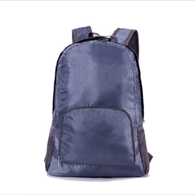 

2018 New Style Fashion Fold Zipper Mens Boys Girl Canvas Backpack Rucksack School Travel Solid Bag