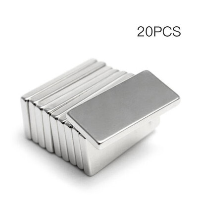 

N50 50Pcs Neodymium Block Magnet 20x10x2mm Super Strong Magnets
