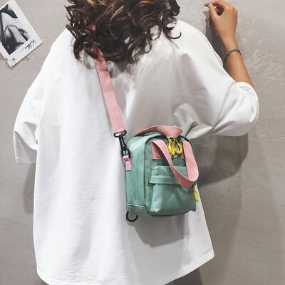 

Net red texture small bag female 2019 new fashion wild shoulder Messenger bag Korean version of Harajuku multi-purpose backpack